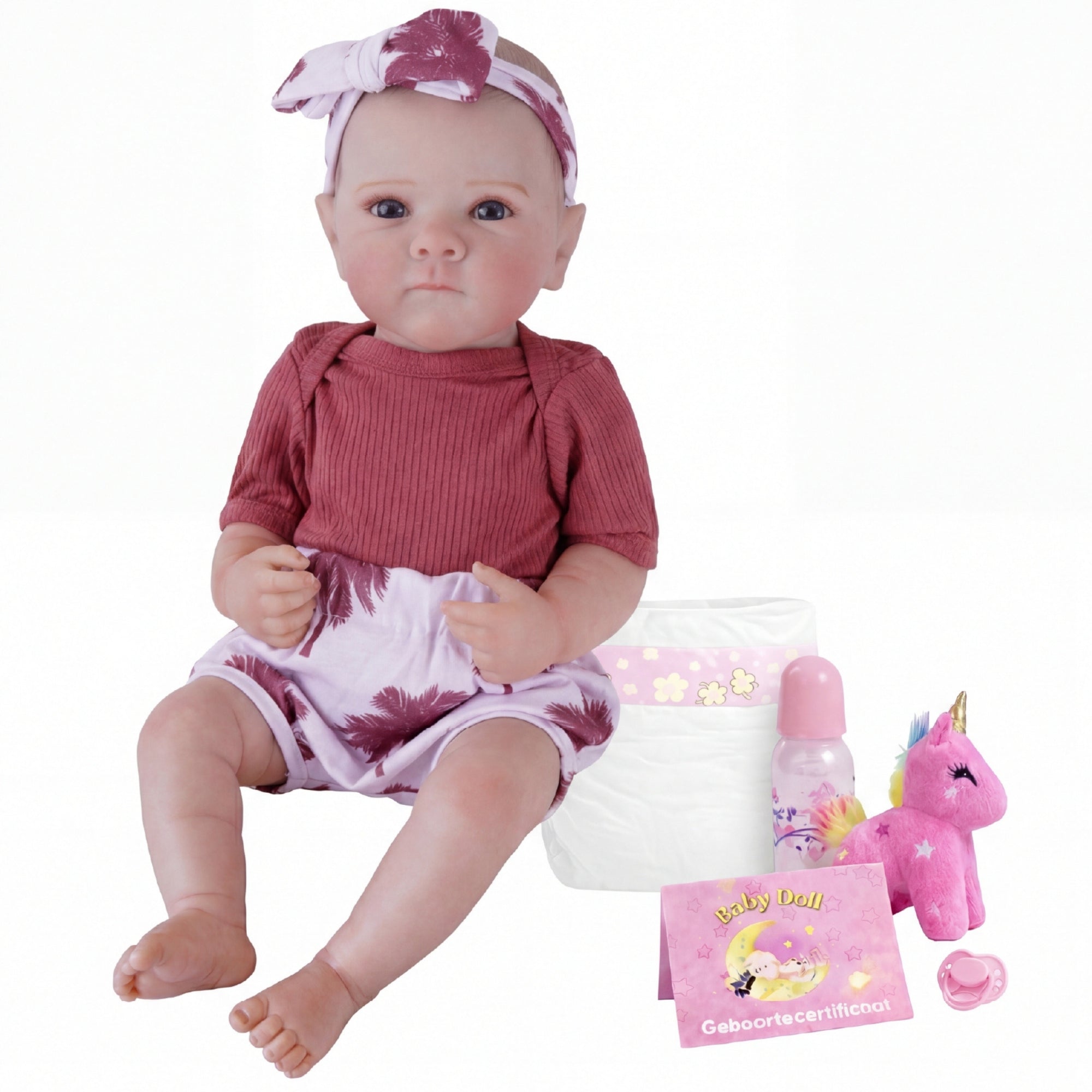 Nika – Levensechte Reborn Pop 45 cm – Complete Set