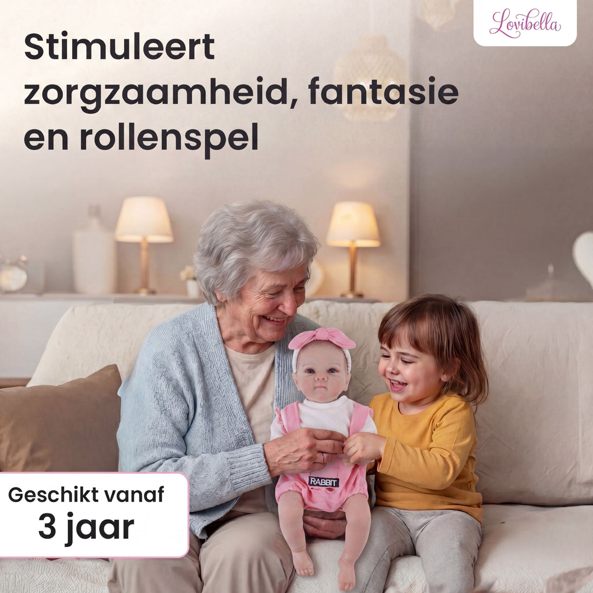 Lieve – Levensechte Reborn Pop 45 cm – Complete Set