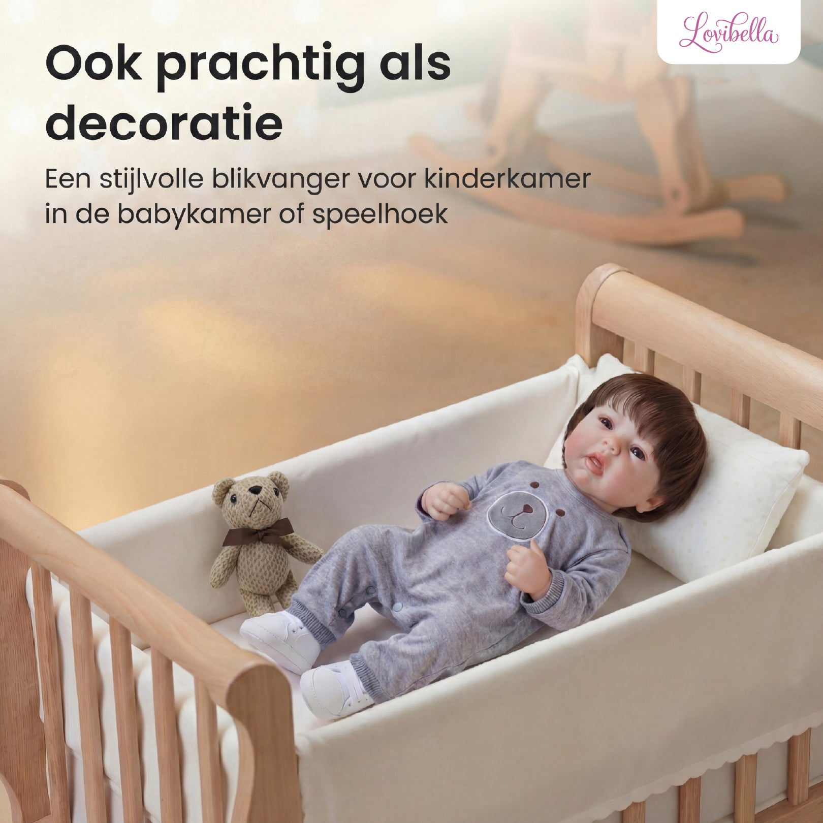 Milo – Levensechte Reborn Pop 45 cm – Complete Set