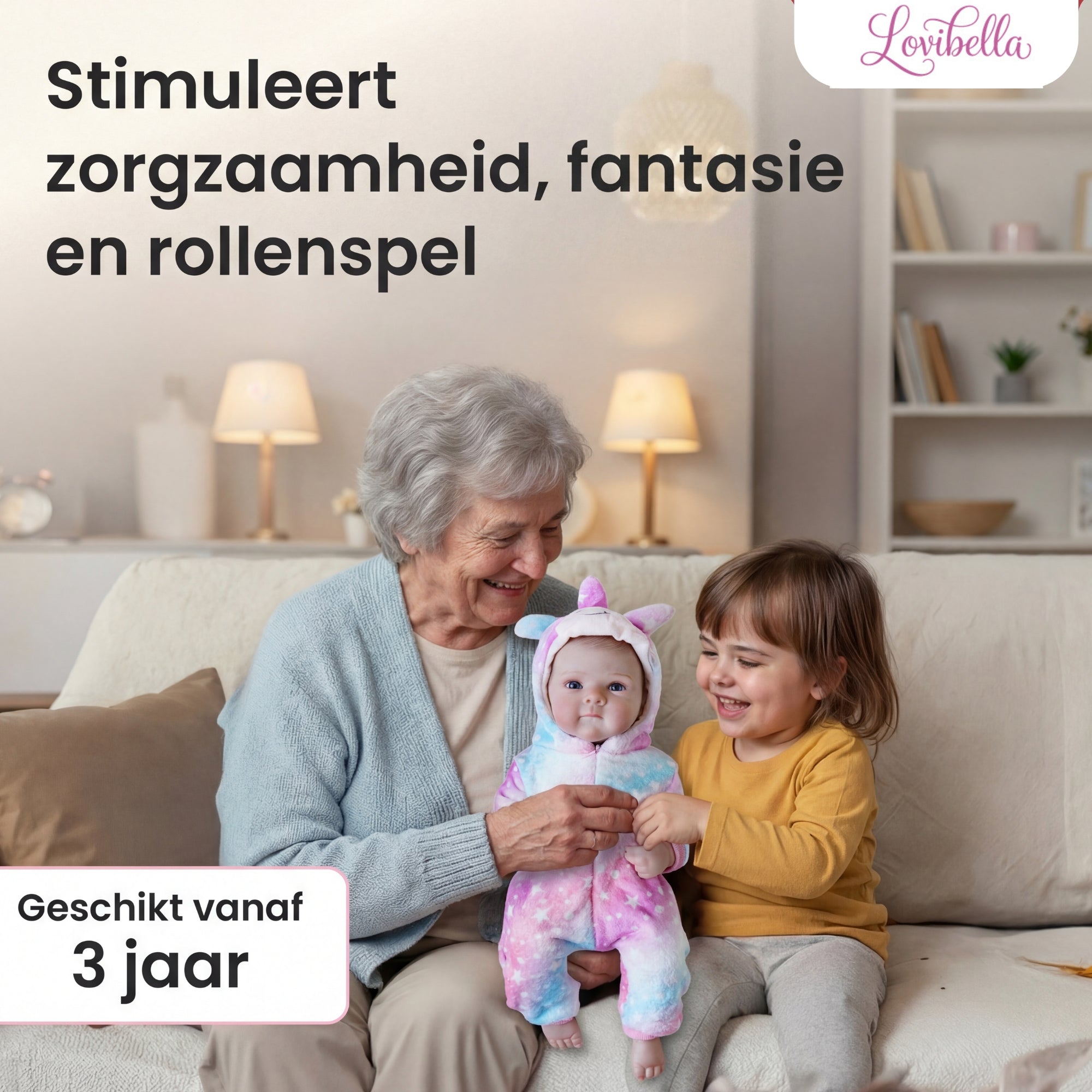 Liora – Levensechte Reborn Pop 45 cm – Complete Set