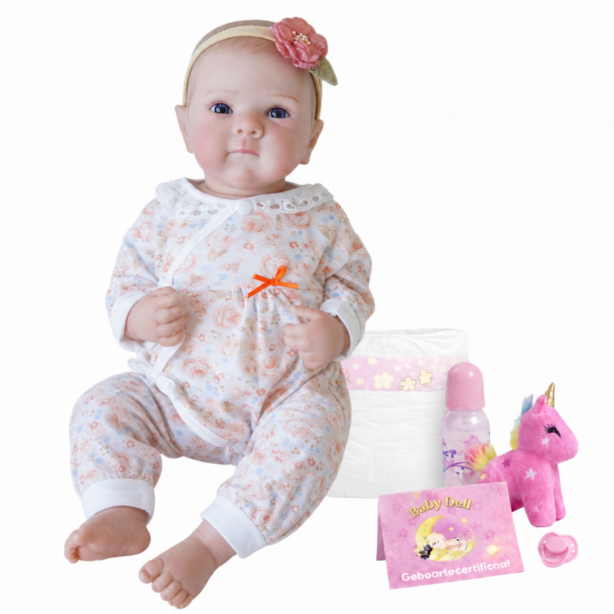 Rosa – Levensechte Reborn Pop 45 cm – Complete Set