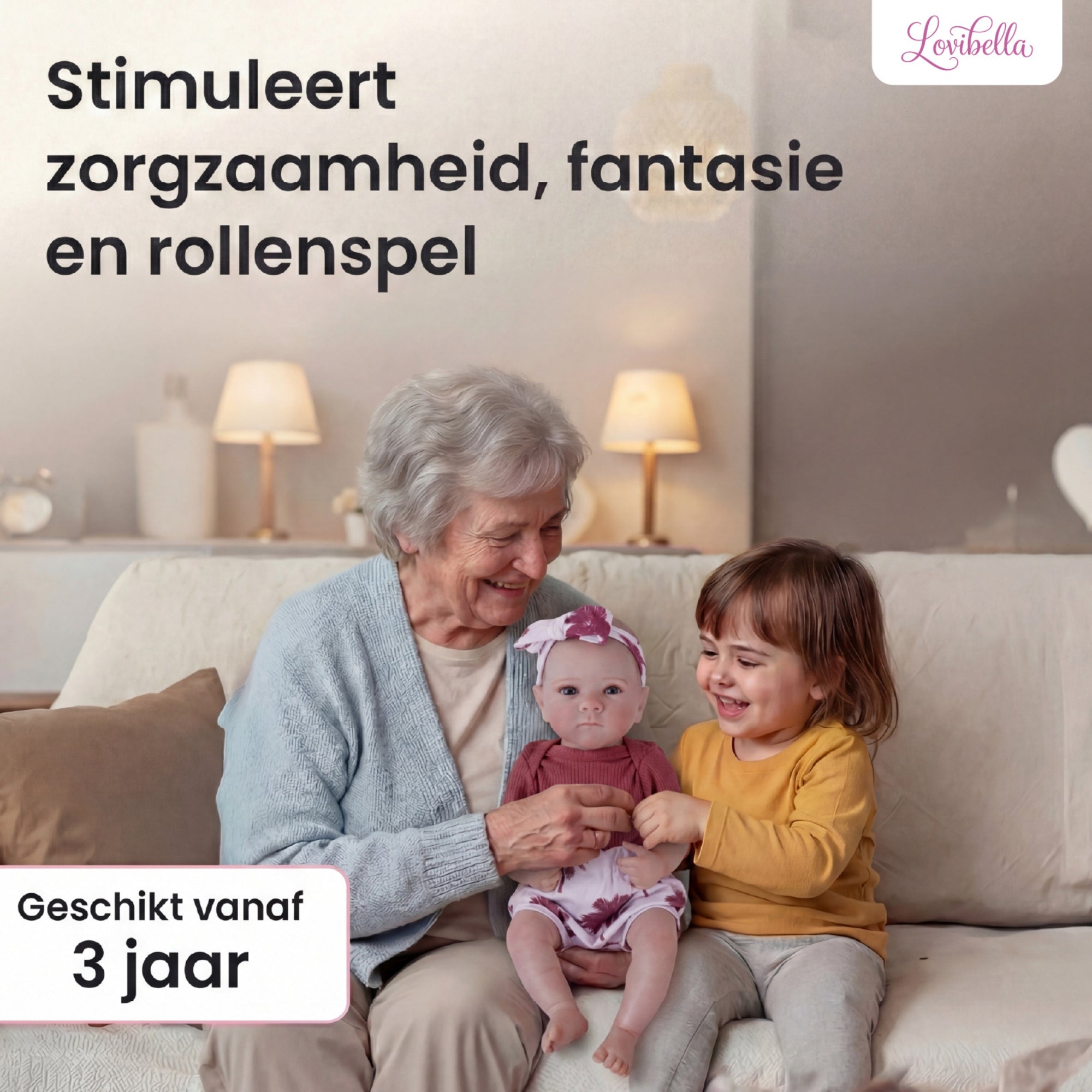 Nika – Levensechte Reborn Pop 45 cm – Complete Set