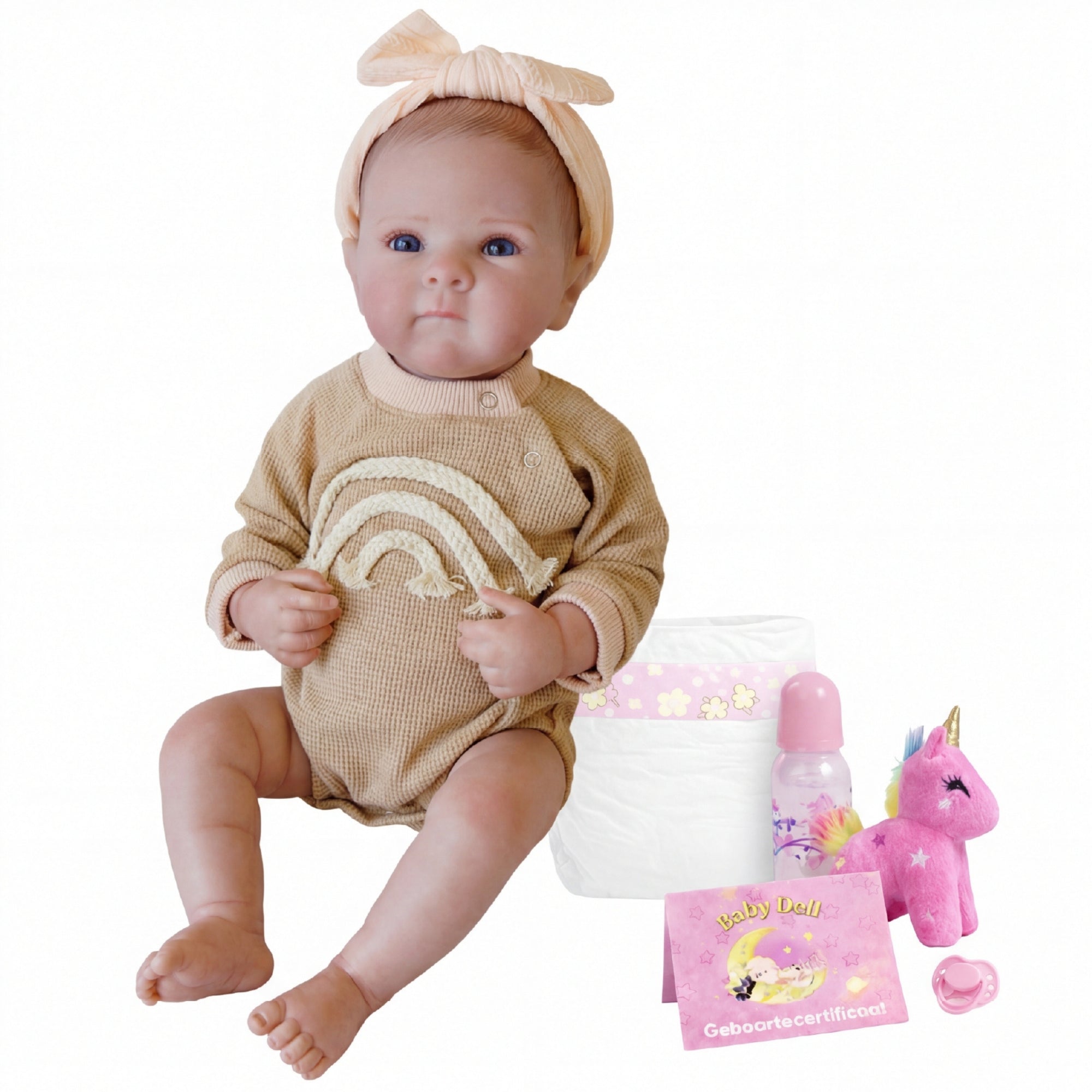 Elara – Levensechte Reborn Pop 45 cm – Complete Set