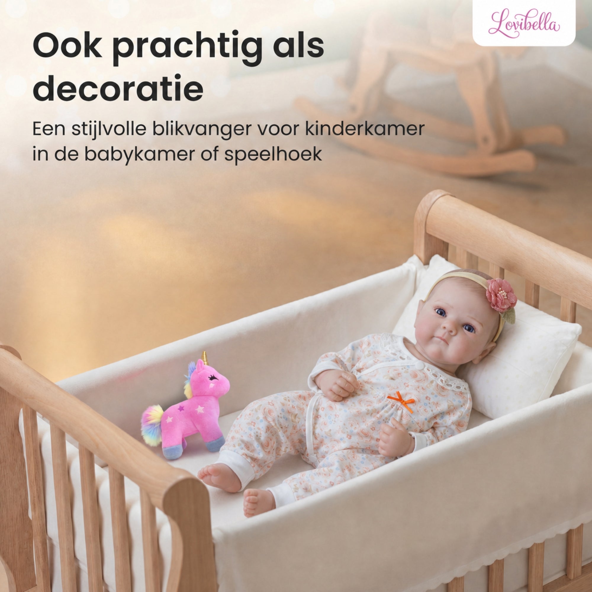 Rosa – Levensechte Reborn Pop 45 cm – Complete Set