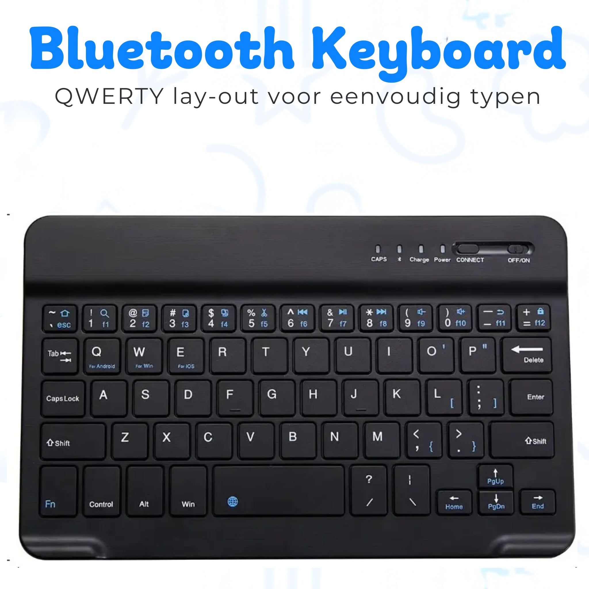Bosstony Bluetooth QWERTY Toetsenbord