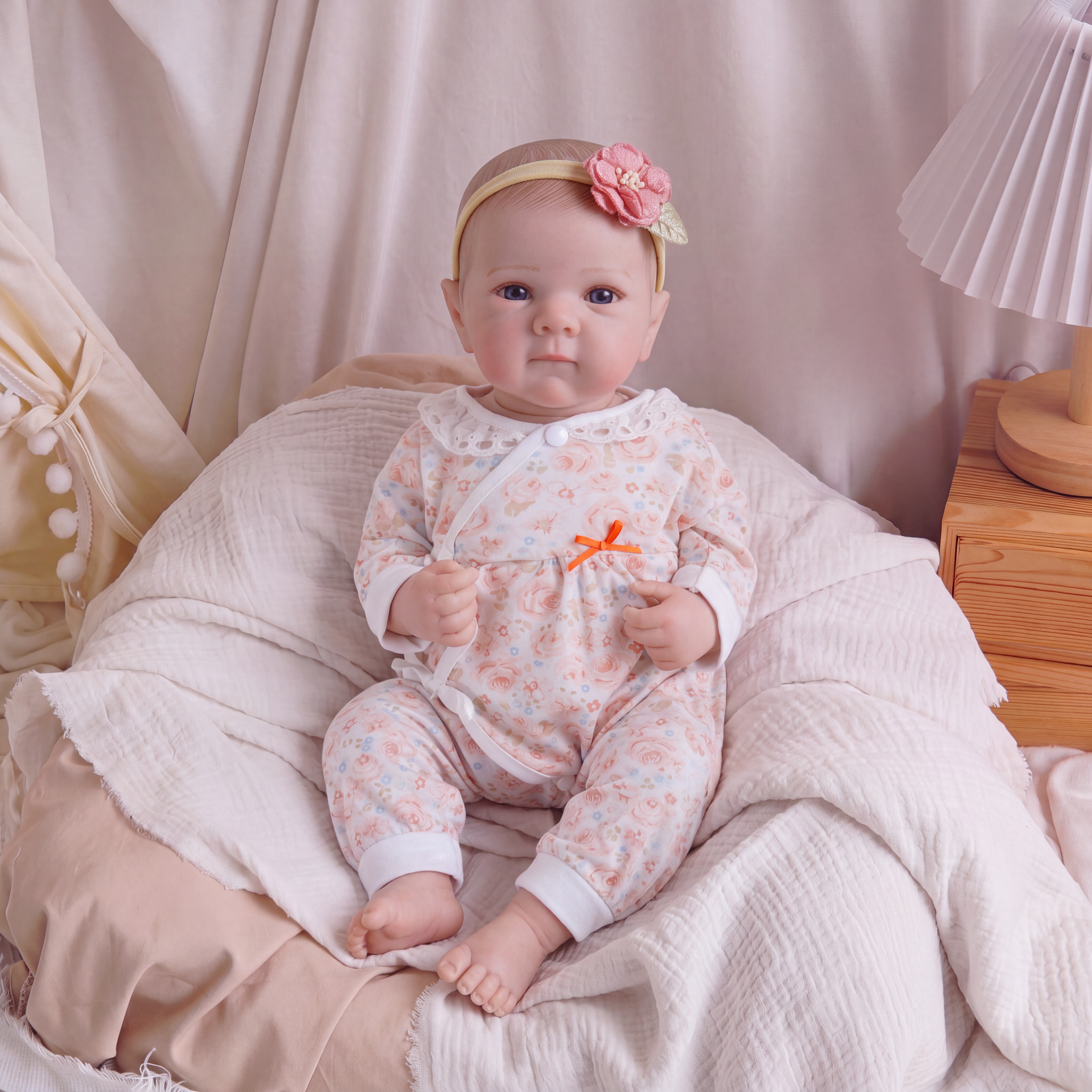 Rosa – Levensechte Reborn Pop 45 cm – Complete Set